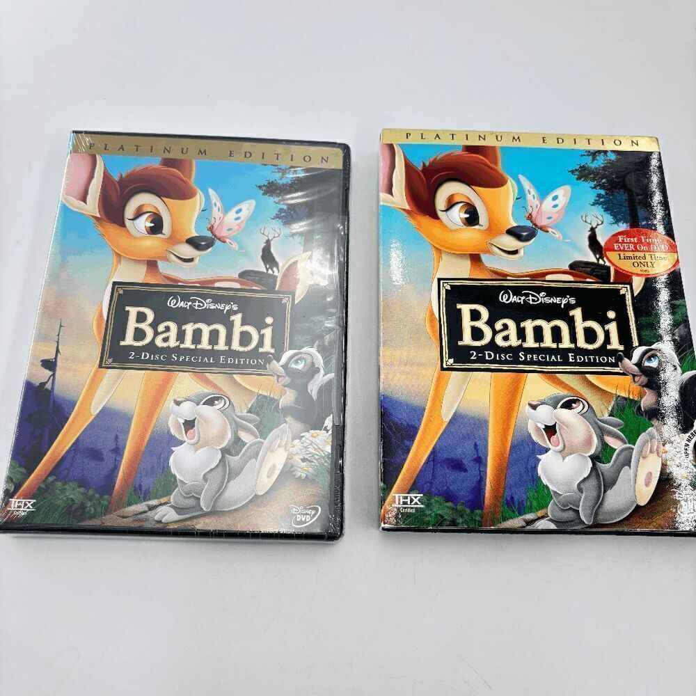 Bambi (DVD, 2005, 2-Disc Set, Special Edition/Platinum Edition) New Sealed🔥🔥